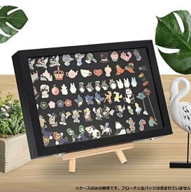 【送料無料】小物収納 飾り DIY収納 ピンディスプレイ 展示用 ディスプレイ 収納可 120個 収納大容量 スタンド付き 缶バッジディスプレイ
