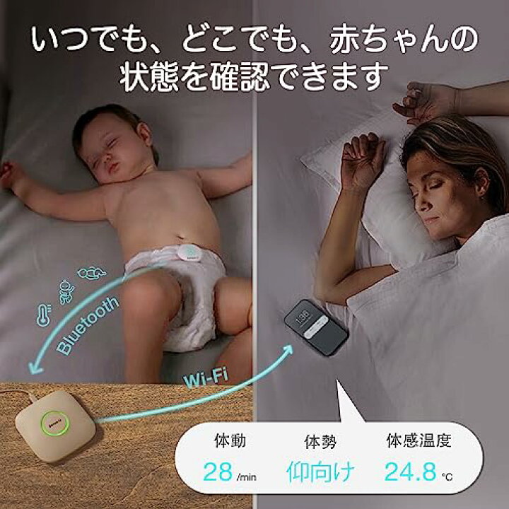 楽天市場】Sense-U Proベビーモニター(長距離版) ベビーセンサー  