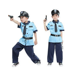 ハロウィン コスプレ 子供 ポリス キッズ 警察服 6点セット ポリス police 子供 警察官 コスチューム 女の子 男の子 演出服 警察制服 ポリス お巡りさん 双子 ハロウィン コスプレ衣装 警官 子