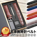 【楽天1位6冠×月間優良ショップ4冠】時計 ベルト 革 腕時計 牛革 本革 レザー ワニ皮型押し 薄め バネ棒 交換工具付き 時計 バンド 腕時計ベルト 時計バンド 替えベルト 交換 換え おしゃれ クロコ 12mm 14mm 16mm 18mm 20mm 22mm 24mm メンズ レディース 男性 女性