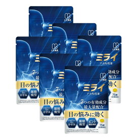 【第三類医薬品】ミライ アイ内用薬 6袋 目 疲労 眼精疲労 改善 くっきり ぼやけ かすみ