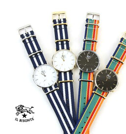 イルビゾンテ IL BISONTE NATOストラップ ラウンドフェイス 腕時計 リストウォッチ イルビソンテ 売れ筋アイテム ・54172304197-0062301(メンズ)(レディース)(1F)