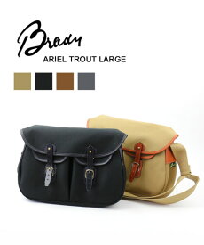 Brady(ブレディ)コットンキャンバス ショルダーバッグ ARIEL TROUT LARGE アリエルトラウト ラージ・ARIEL-TROUT-L-0322202(メンズ)(レディース)