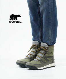 【6/4 20時からポイント10倍】(C-4)(ソレル SOREL) 防水 ショートブーツ スノーブーツ ウィンターブーツ WHITNEY 2 SHORT LACE WP・NL4889-0122202(レディース)