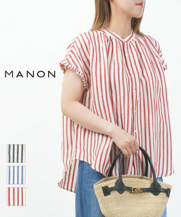 楽天市場】【ポイント2倍】マノン MANON ブラウス シャツ シアー 