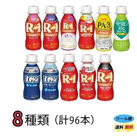 明治　選べる8種類　ヨーグルトドリンクタイプ　《112ml×96本》　クール便　健康　乳酸菌　乳飲料　乳製品　送料無料　ヘモグロビン　ドリンクタイプ　112ml　強さ引き出す　低糖　低カロリー　免疫力アップ　フルーツ　ストロベリー R1　マルチビタミン