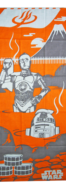 楽天市場】【特価】スターウォーズ和てぬぐい「C3POとR2D2 温泉」【SW 