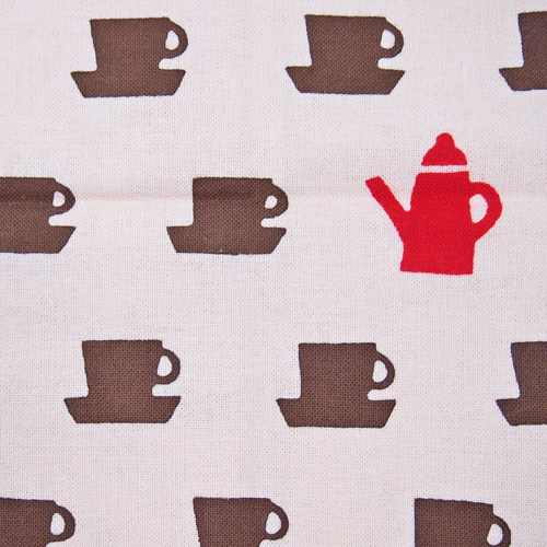 かまわぬ てぬぐい「コーヒーカップ」 <br> 珈琲 コーヒー 小紋柄 生地 日本てぬぐい