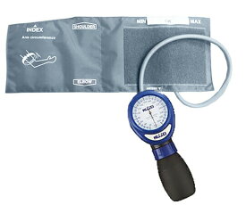 アネロイド血圧計[ワンハンド式] HT-1500 ブルー HT-1500-12K