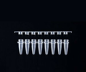 �r�I����PCR�`���[�u 0.2mL 8�A�t���b�g 1���i40�{×3�ܓ��j
