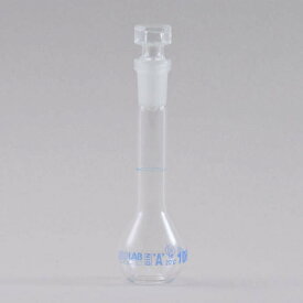ISOLAB メスフラスコ 白 10ml