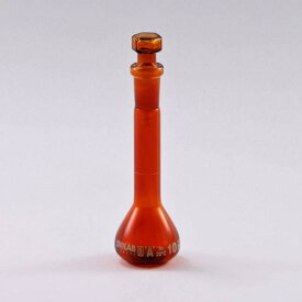 ISOLAB メスフラスコ 茶 5ml