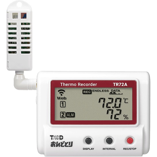 TD 温湿度記録計 TR72A  おんどとり 無線LAN TR-72wb後継品