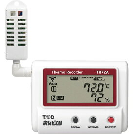 T&D 温湿度記録計 TR72A おんどとり 無線LAN TR-72wb後継品