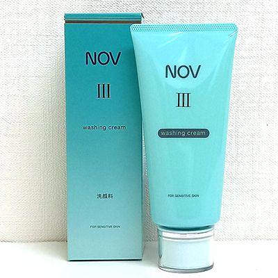 【見本品】ノエビア/NOEVIR ノブ III ウォッシングクリーム〈洗顔料〉120g NOV ノブ3 | キューブファクトリー