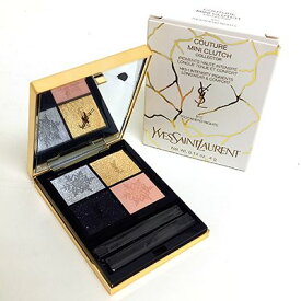 【中古】【未使用】YSL/イヴ・サンローラン クチュール ミニ クラッチ コレクター 910 トロカデロナイト 4g 限定品 アイシャドウ