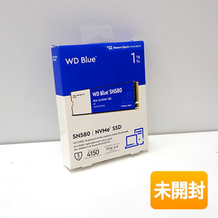 楽天市場】【中古】【未開封】WesternDigital WD Blue SN580 NVMe SSD
