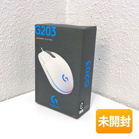 【中古】●未開封● Logicool/ロジクール LIGHTSYNC ゲーミング マウス G203 G203-WH ホワイト