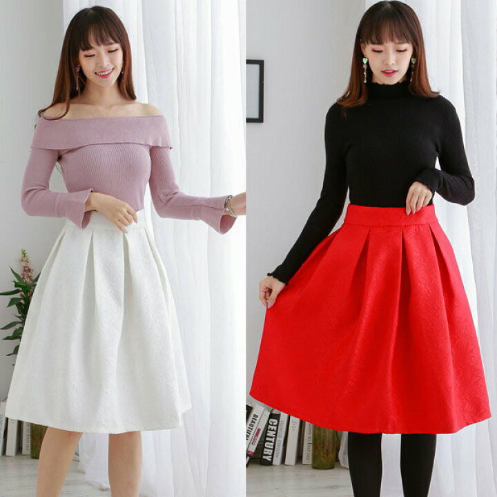 楽天市場】スカート☆B品☆返品交換は不可☆送料無料☆4色フレア  