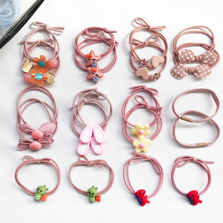 楽天市場 送料無料 3点以上1点690円 税別 本ヘアゴムセット 髪飾り点セット ヘアアクセサリーセット 大人のヘアゴム プレゼント女の子 子供 キッズ シンプル リングゴム ヘア飾り おしゃれ シンプル 髪ゴム 輪ゴム 女性 大人リングゴム 伸縮ゴム超お買い得