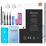 KOSPAOO for iPhone 13 Pro バッテリー 互換 大容量3300mAh 3.87V 6.6%増量 A2656電池 日本語説明書 PSE…