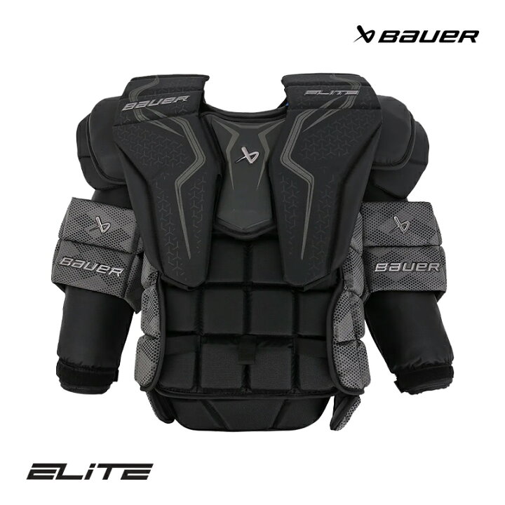 楽天市場】BAUER GKチェスト&アーム S23 エリート シニア アイス 