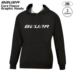 アイスホッケーアパレルBAUER(バウアー)コアフリースグラフィックプルオーバーパーカーYTH