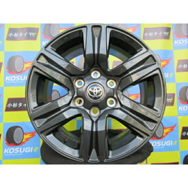 【中古】トヨタ 後期型ハイラックス 純正ホイール 7.5J-17 6H139.7 +30 ダークグレーメタリックカラー！ スタッドレス用に是非♪ タイヤ 車用品