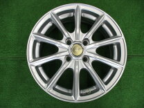 エコフォルム 15インチ 5.5j +52 4本 4穴 pcd 100 軽量ホイール