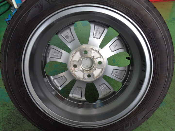 楽天市場】4.5J-15インチ 4H100 +46 日産 デイズ 純正 165/55R15 