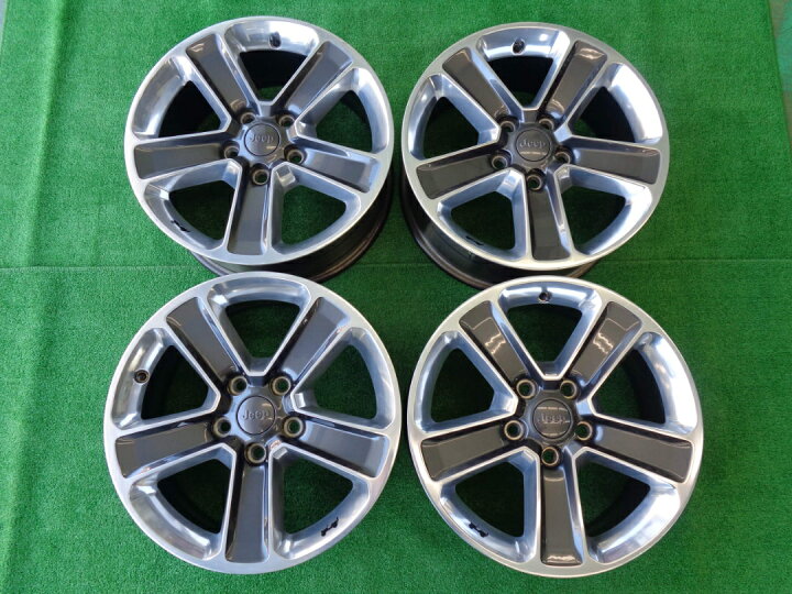 楽天市場】7.5J-18インチ 5H127 +44.45 ジープ ラングラー JL系 中古 