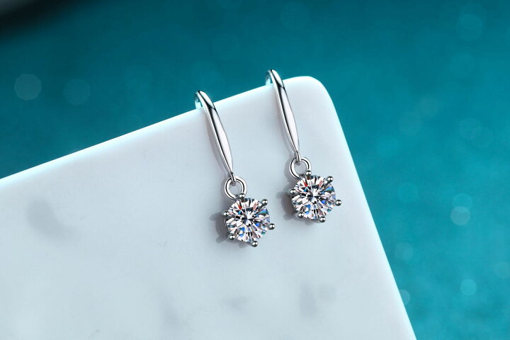 楽天市場】モアサナイト モアッサナイト 1Carat×2 プチプラ ピアス 