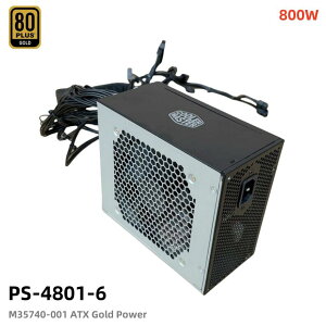 Vi HP Omen 40L OMEN 45L Desktop GT22-0781JPp Cooler Master PS-4801-6 800W Ή 24-Pindjbg ATX Power Supply M35740-001 PSU 80PLUS GOLD 24PIN+8P(4+4CPU)+(6+2)PIN*2+SATA*5 PCP[Xdu M47045-001 M19770-003 DPS-800AB-