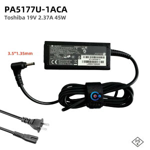 Vi  Toshiba 19V 2.37A 45W PA5177U-1AC3 PA-1450-59 ACA_v^[Dynabook Satellite Pro C40-G C40-H C40-J C50-E C50-G C50-H C50-J E10-S CS40L-HB CS40L-JW CS50L-H PYT00E PYS33U PYS43U PA-1450-60ɓ[dPCd RlN^ 3.5mm*1.35m