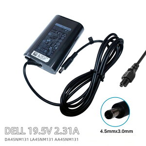 Vi Dell XPS 13 12 Inspiron 3180 3162 3185 3275 5378 5480 7472 7370 7373?9343?9350?9360?7437?9343?9365p ACA_v^[ 19.5V 2.31A DA45NM131 LA45NM131 FA45NM131 AA45NM131ɂΉ dP[u PCd p\Rd [d