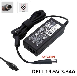 Vi DELL 19.5V 3.34A 65W ACA_v^[HA65NS5-00 PA-12 LA65NS2-01 7.4*5.0mm [d PCd PSEKi Dell Latitude Series 7480 5480 7280 5580 E6410 E6430 E5470 E5580 E5570 Chromebook 11 Series 3180 3189 3120 P22T P26T Ήp d