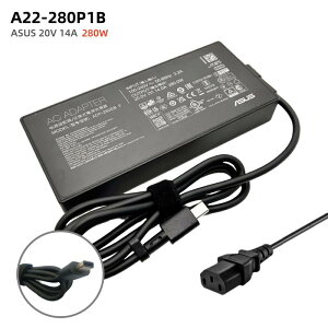 Vi ASUS 20V 14A A22-280P1B A22-280P1A ADP-280EB F ROG Zephyrus Duo15/Duo16/S17/M16/Scar15/Scar17/G15/G16/G17/G18/G703Ή 280W ACA_v^[ ` lpRlN^ `vO(DCWbN) m[gPCpPSE [d p