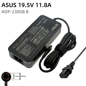 純正新品 ASUS 19.5V 11.8A ADP-230GB B ACアダプターROG GL703GS GX501GI GX501VI GM501GS GL504GS GX501VS G531GU用 230W ACアダプター AD230-00E 6.0*3.7mmФ（ピンあり）ノートPC用充電器 PSE パソコン電源ケーブル ADP-230EB T互換兼用