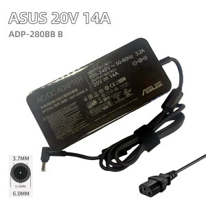 Vi ASUS 20V 14A ROG Zephyrus Duo 15 SE GX551 Strix SCAR 15 G533ZW Zephyrus S17 GX703 Strix SCAR 17 G732 G733 Zephyrus M16 GU604 Asus TUF Gamingp 280W ACA_v^[ ADP-280BB B 6.0mmU3.7mmUisjm[gPCpACA_v^[ 