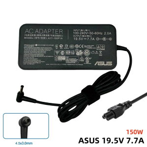 Vi ASUS 19.5V 7.7A Zenbook Pro 15 UX550GD UX550GE Q540 Q540VJ VivoBook K571GT X571GT F571GT FX571GTpPCd PSE RlN^[4.5MM*3.0MM ACA_v^[A17-150P1A PCd p\Rd dP[u