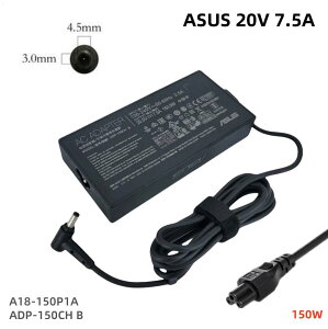 Vi ASUS 20V 7.5A TUF GAMING A17 X571L F571G F571L VX60G UX535 UX580G NX550JK PRO16/15/14 OLEDp 150W ACA_v^[ (DELTA) ADP-150CH B (CHICONY) A18-150P1ApAC ADAPTER 4.5mmU3.0mmUisjp[RlN^ [d 