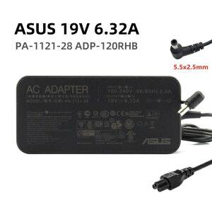 Vi ASUS 19V 6.32A PA-1121-28 ADP-120RH B For ASUS N56VM N56VJ ROG GL502VS TUF Gaming FX504 p ACA_v^[ dA_v^ A15-120P1A ADP-120ZB BB PA-1121-04 N120W-02݊ PCd PSE RlN^[5.5*2.5mm [d p\Rd