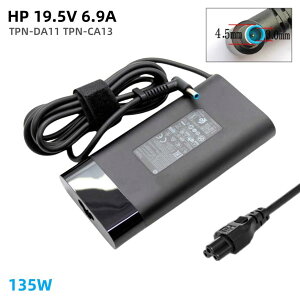 Vi HP 19.5V 6.9A HP Pavilion Gaming Laptop 15 17 Spectre X360 13 Hp Zbook 15u G6 pTPN-DA11 TPN-CA13 ACA_v^ 135W Ή 4.5MM*3.0MM [d PCd PSEKi dP[u Ήp dR[ht L15879-002, A135A012P, L1553