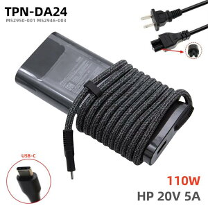 Vi HP p TPN-DA24 TPN-CA24 ACA_v^[20V5A 15V5A 12V5A 9V3A 5V3AΉ USB-C [d HP Spectre X360, Elitebook x360, HP Chromebook 14 14A G5 11 11A G6 EE G7 G8 PCd PSEKi dP[u PD 3.1}[d Ή (USB TYPE-C