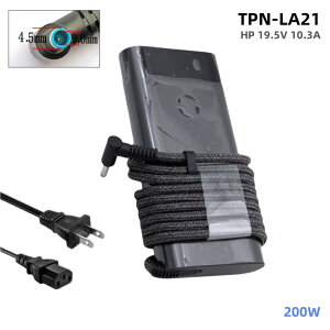 Vi HP 19.5V 10.3A 200W TPN-LA21 ACA_v^[ OMEN15/Pavilion Gaming15/ZBook15-17/ENVY15 M85395-001/L74881-001/PA-1201-08 pTPN-DA21 TPN-DA10 TPN-CA23 ACA_v^ 200W Ή 4.5MM*3.0MM [d PCd PSEKi dP[u 