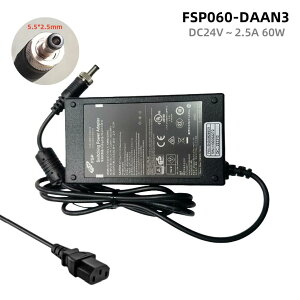 Vi FSP 24V 2.5A 60Wp FSP060?DAAN3 ACA_v^[ 5.5x2.5mm [d PCd AC Power Adapter FSP060-RTAAN2 FSP060-DBAB2 FSP060-DAAN2 ʗp ݊[d PSEdP[u 24V 60W AC/DC Ot fXNgbv A_v^ R[