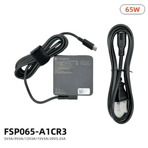 Vi  TOSHIBA Dynabook FSP065-A1CR3 20V3.25A TYPE-C G83/MY G83/LY G83/KY G83/LW G83/KW G83/FP G83/FS ACA_v^[ PA5352U-1ACA PA5279U-1ACA USB-C 65W dP[u 5V3A 9V3A 12V3A 15V3A 20V3.25A KPCd PSEt 2PIN