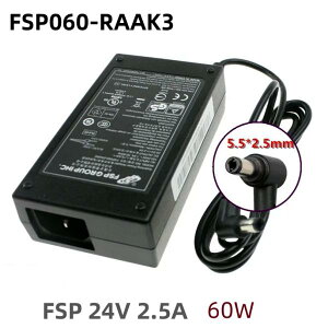 Vi FSP 24V 2.5A 60Wp FSP060-RAAK3 ACA_v^[ 5.5x2.5mm [d PCd AC Power Adapter FSP060-RTAAN2 ʗp FSP060-DBAB2 FSP060-DAAN2 ݊[d PSEdP[u 24V 60W AC/DC Ot fXNgbv A_v^ R[