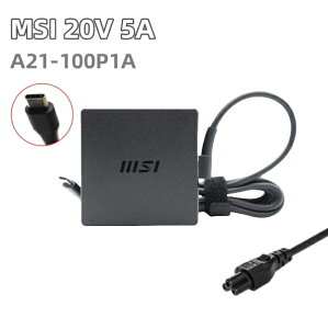 Vi MSI 20V 5A 100W A21-100P1A 20V5A 15V3A 9V3A 5V3A USB TYPE-C USB-C MSI SUMMIT E14 A10B A10SCS A10SCX A10R E15 A11SCS E16 FLIP A11UDTΉp A100AP05 PCd PSEKiACA_v^[ [d p\Rd dP[u 
