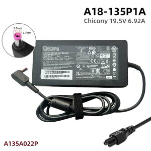 Vi Chicony A18-135P1A 19.5V 6.92A ACA_v^[ 135W Acer ASPIRE 7 SERIES NITRO 5 N17C2 AN515-55-544R VX 15p 5.5*1.7mm RlN^ p\Rd A16-135P1B ADP-135NB B PA-1131-26 ADP-135NB B PA-1131-16݊p PCd A135A022P d